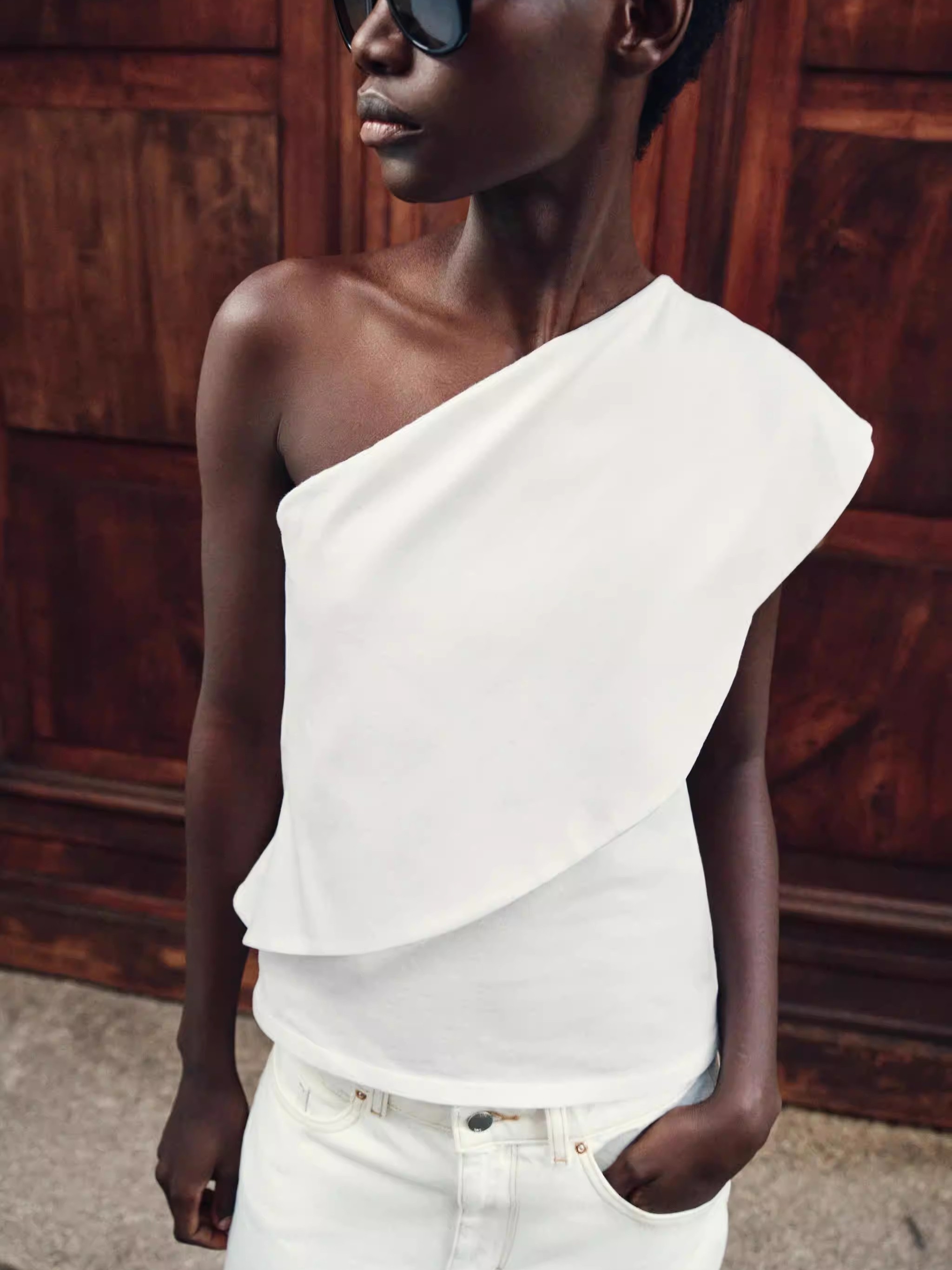 Ethnic Fashion Clothing - Nieuwe zomermode voor dames: asymmetrische top