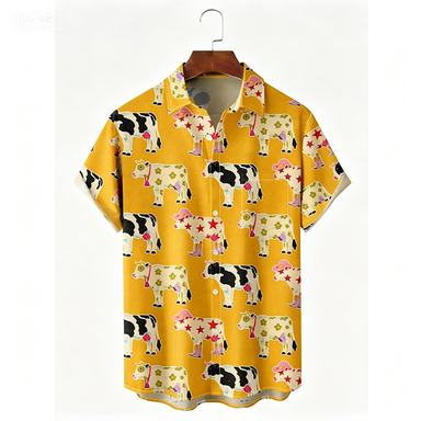 Ethnic Fashion Clothing - Modieus Hawaiiaans vakantie strand bloemen katten
