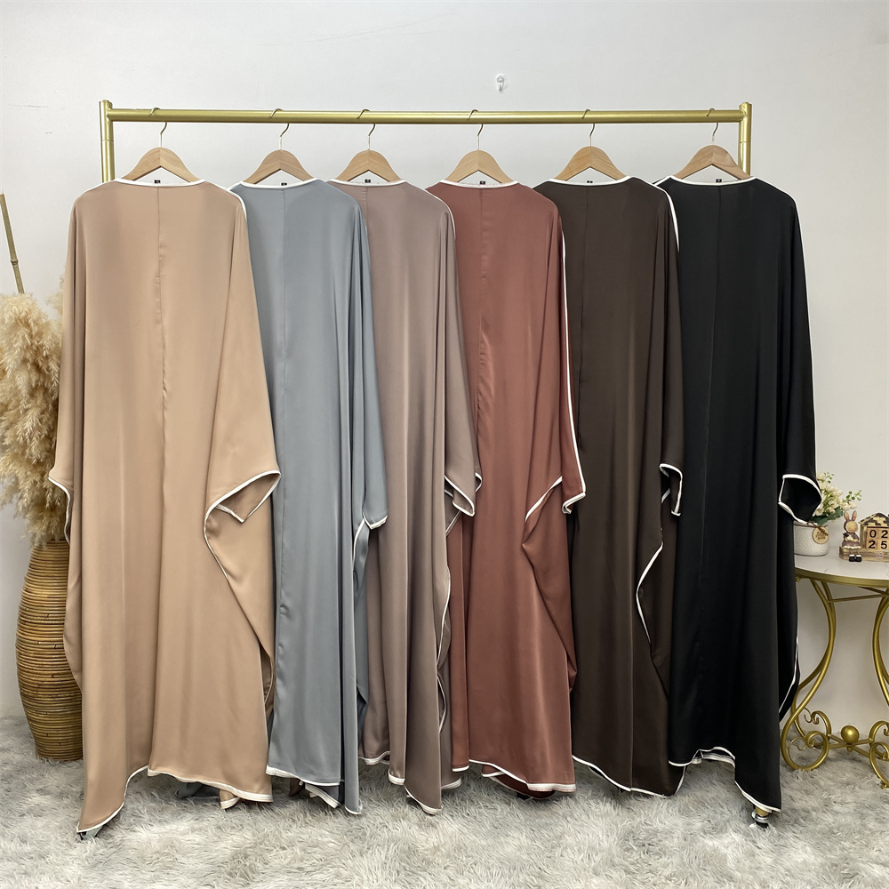 Elegante satijnen abaya kimono - Abaya Modest Wear recensie en prijs