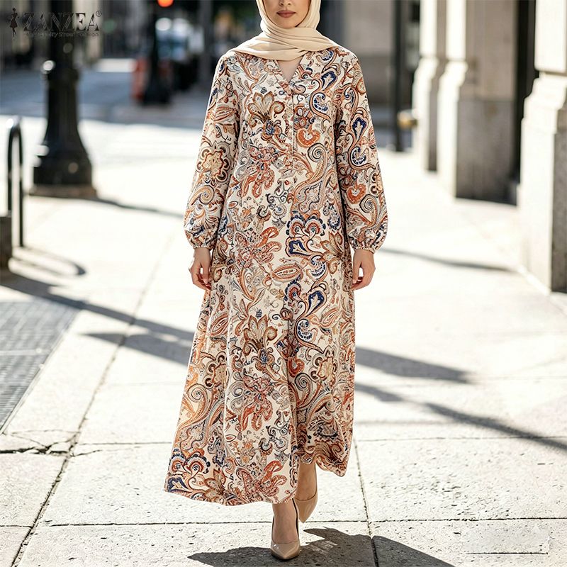 ZANZEA Vrouwen Vakantie Paisle - Abaya Modest Wear recensie en prijs