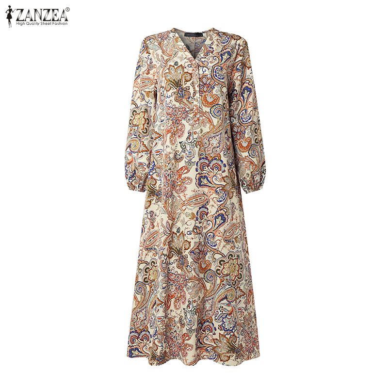 ZANZEA Vrouwen Vakantie Paisle - Abaya Modest Wear recensie en prijs